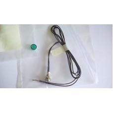CLANSMAN INDICATOR LIGHT LED GREEN FLAT